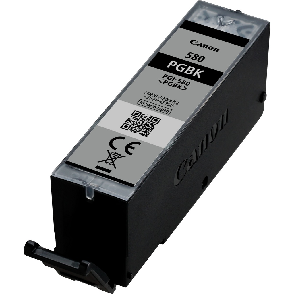 Canon PGI-580BK Pigment Black Ink Cartridge Pigment-based 11.2 ml Original Cartridges 2078C001