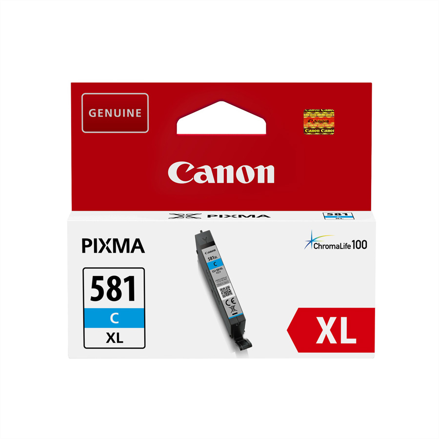 [5797646000] Canon CLI-581XL Cyan Ink Cartridge 8.3 ml 170 pages Original 2049C001