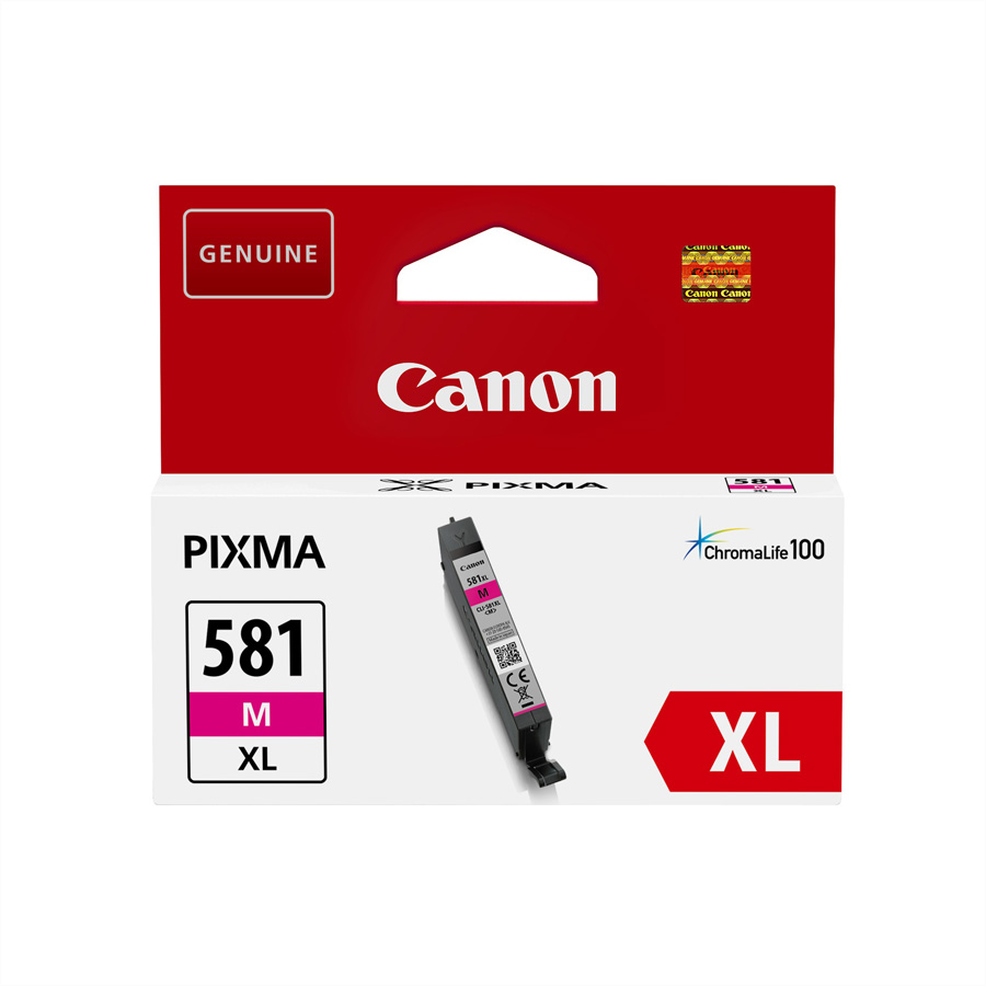 [5797647000] Canon CLI-581XL Magenta Ink Cartridge Pigment-based 8.3 ml 225 Original Cartridges 2050C001