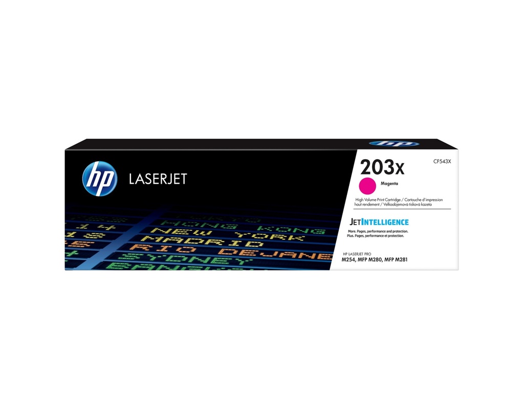 HP 203X High Yield Magenta Original LaserJet Toner Cartridge 2500 pages Magenta 1 PC(s)
