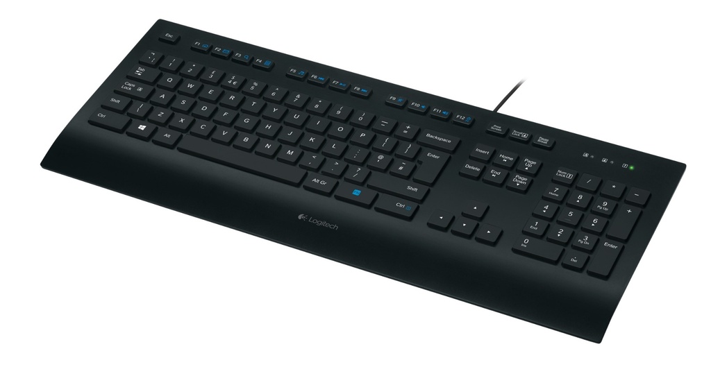 [5889437000] Logitech Keyboard K280e for Business Full-size (100%) Wired USB Membrane QWERTZ Black Input Devices
