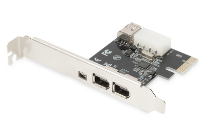 [5951501000] DIGITUS PCIe card, Firewire 1394 A (3+1 ports Controllers