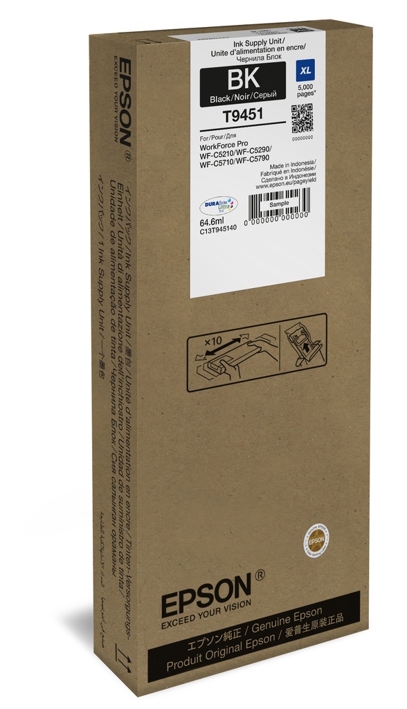 [5971976000] Epson ink C13T945140 T9451 XL Black Original Ink Cartridge Ink Cartridges