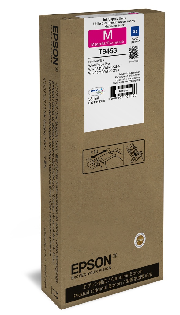 [5971978000] Epson WF-C52xx WF-C57xx Series Ink Pack XL Magenta High (XL) Yield Magenta Pigment-based ink 38.1 ml 1 PC(s) 5000 pages Ink Cartridges