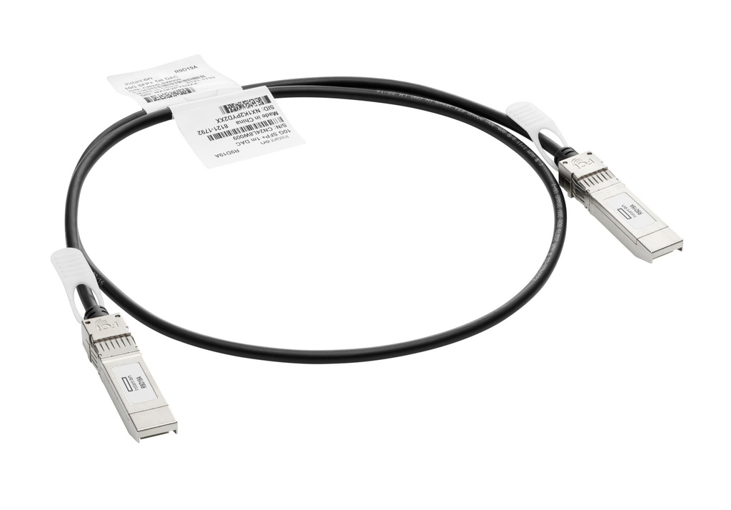 HPE network 10G SFP+ to SFP+ 1 m Direct Attach Copper Cable 1 m SFP+ Cables & Adapters