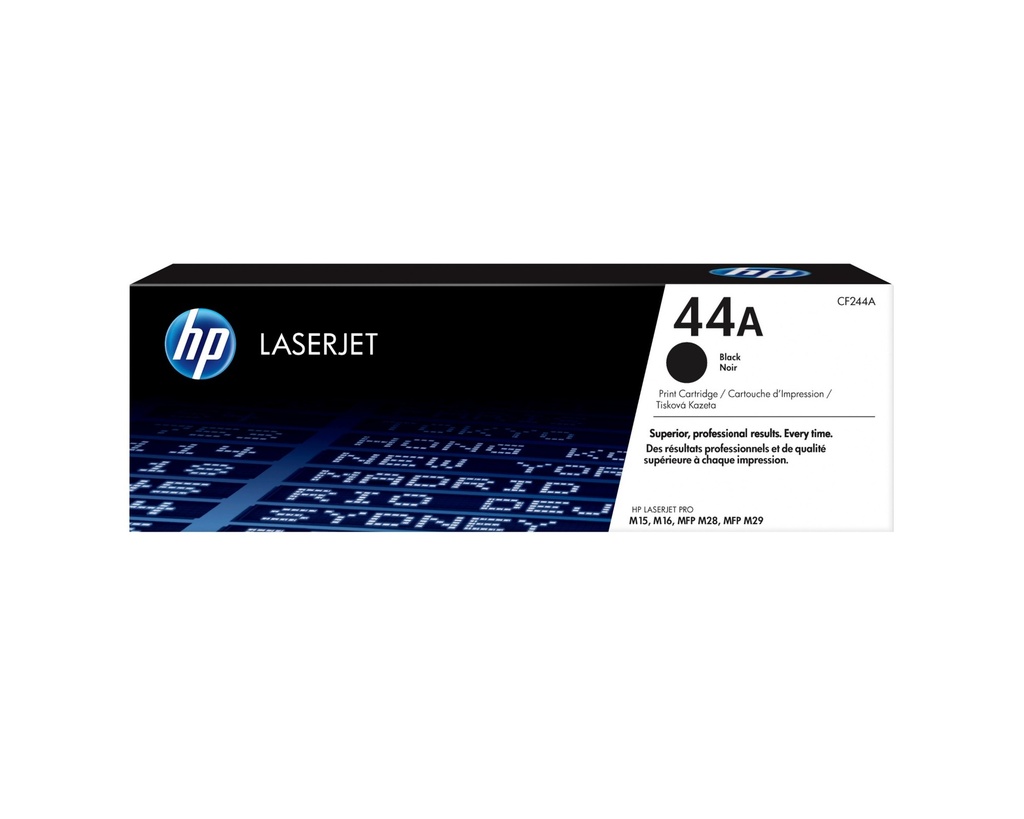 HP 44 A Black Original LaserJet Toner Cartridge 1000 pages Black 1 PC(s Toner Cartridges
