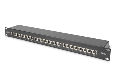 DIGITUS CAT 6 A, class EA patch panel, shielded Network Accessories