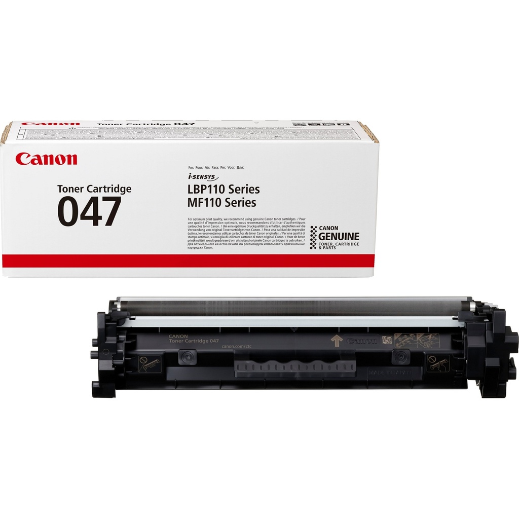 [6603011000] Canon 047 Toner Cartridge Black 1600 pages 1 PC(s) Original Cartridges 2164C002