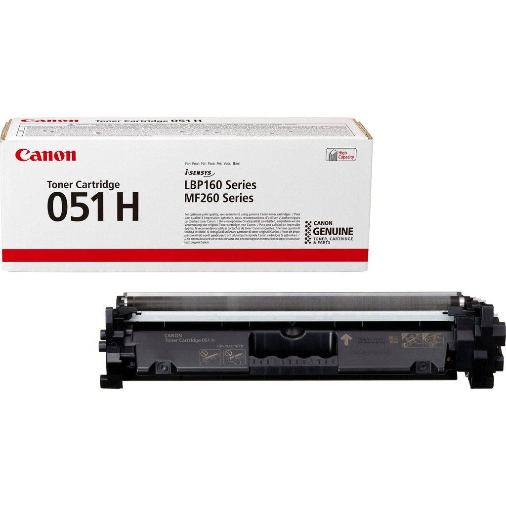 Canon 051H High Yield Toner Cartridge Black 4100 pages 1 PC(s Toner Cartridges
