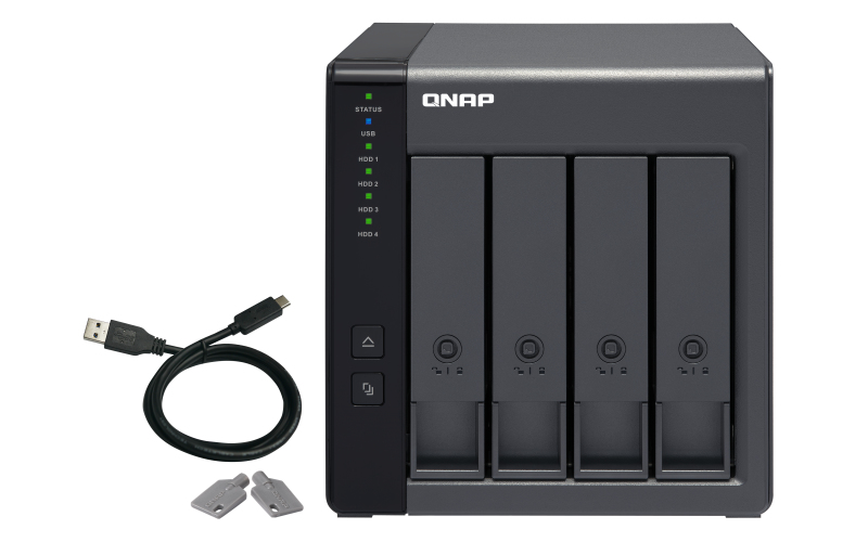 [6703495000] QNAP TR-004 Drives-Array 4 bays slots SATA-300 Disk array DAS Data Storage