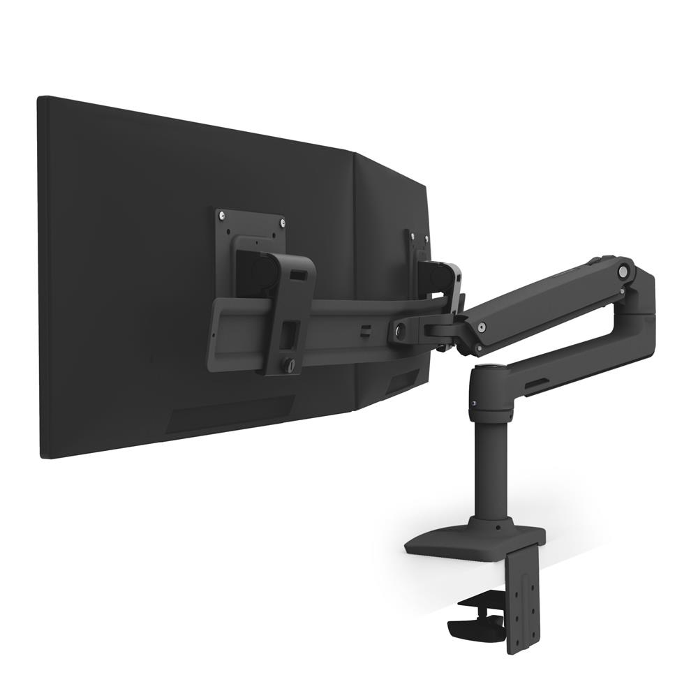 Ergotron LX Desk Dual Direct Arm Black Monitor Accessories
