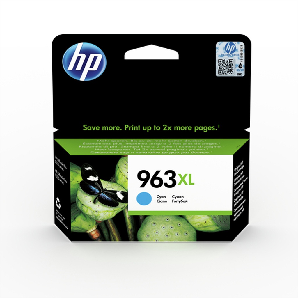 [6911275000] HP ink 3JA27AE 963XL XL Cyan Original Ink Cartridge Ink Cartridges