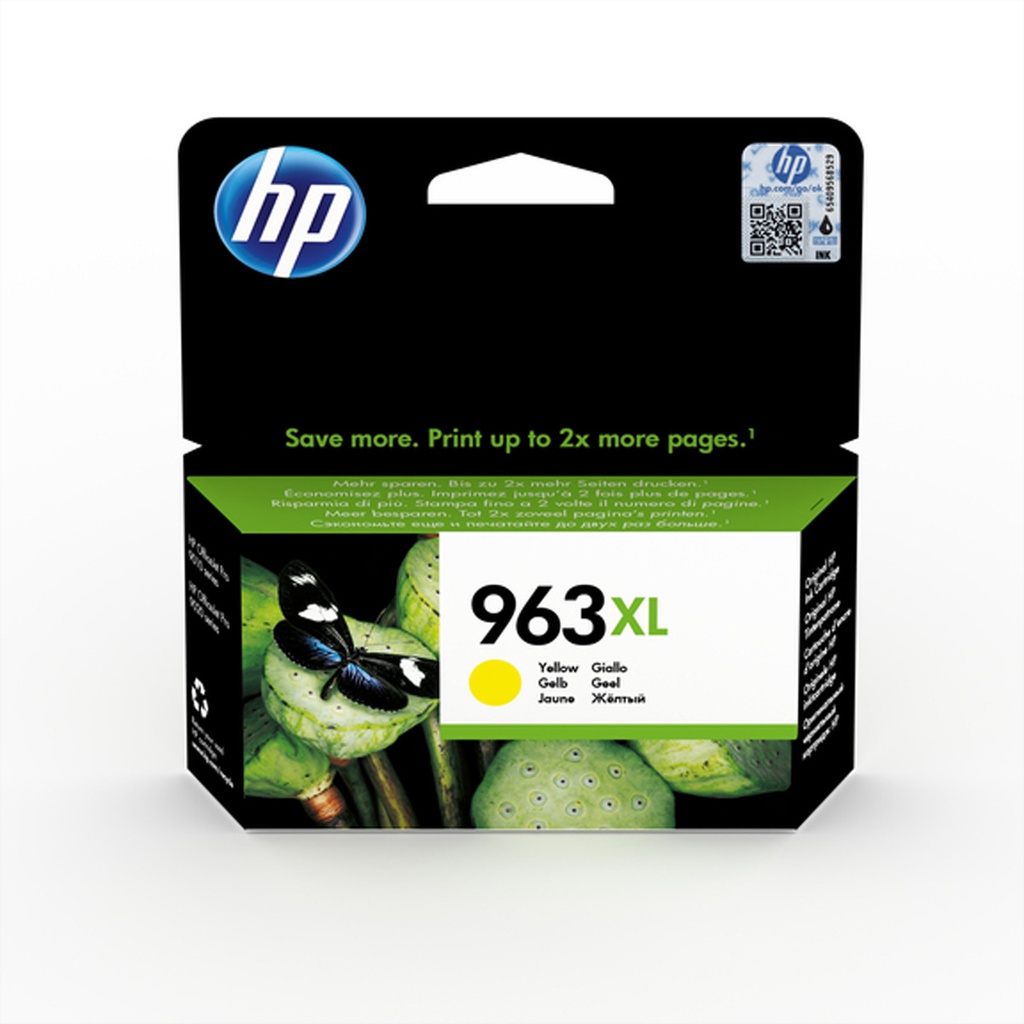 [6911277000] HP Yellow Original 20ml Ink Cartridges 3JA29AE#BGX