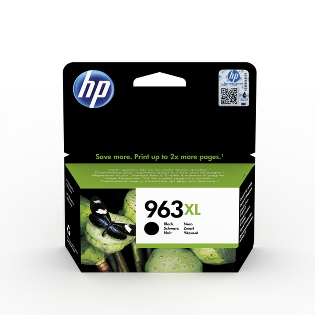 [6911278000] HP 963 XL Original Pigment-based ink Black OfficeJet Pro Cartridges 3JA30AE#BGX