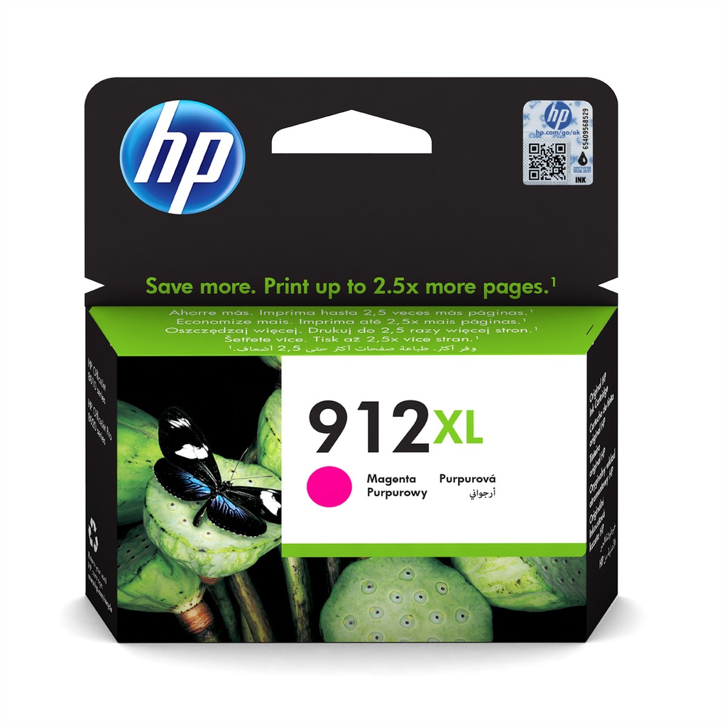 HP 912XL Original Pigment-based ink Magenta HP OfficeJet 8012 OfficeJet 8014 OfficeJet 8015 OfficeJet Pro 8022 OfficeJet Pro 8024,... 1 PC(s Ink Cartridges