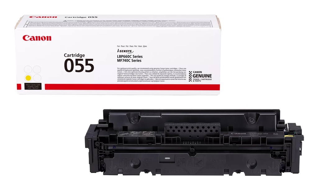 Canon 055 2100 pages Yellow 1 PC(s Toner Cartridges