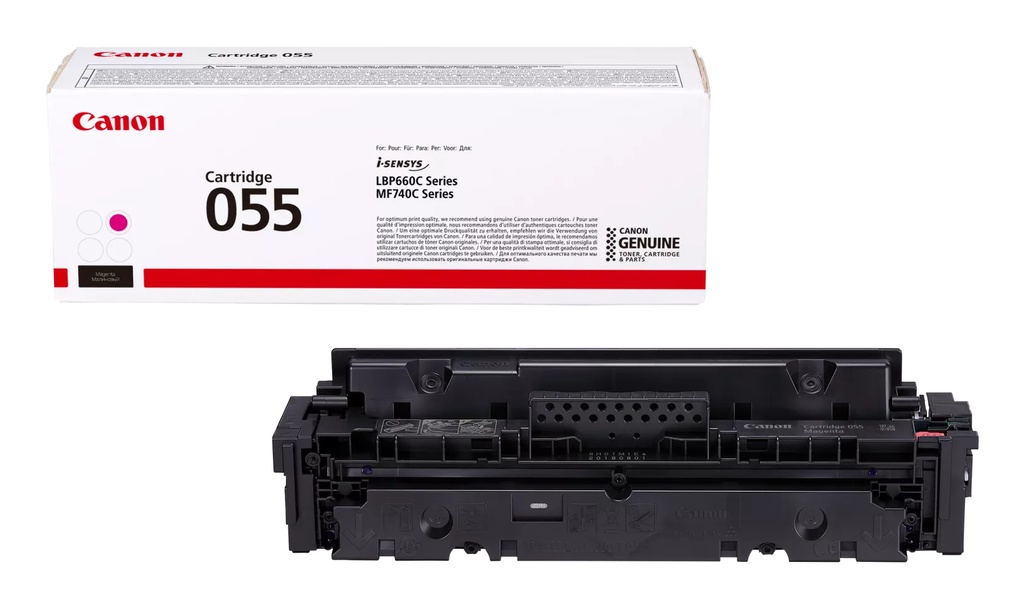 Canon 055 2100 pages Magenta 1 PC(s) Original Toner Cartridges 3014C002