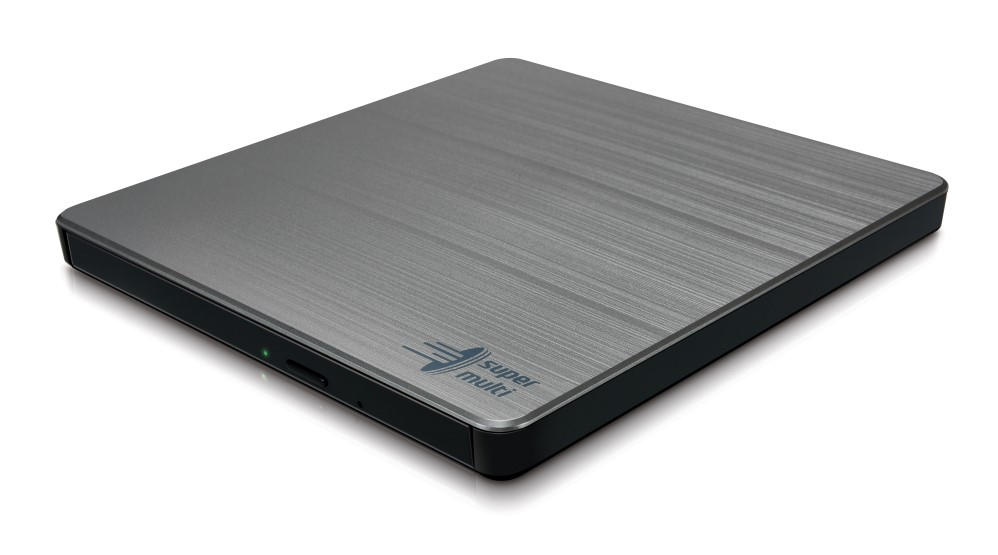 [7445808000] HLDS External DVD burner GP60NS60 Slim USB silver Optical Drive GP60NS60.AUAE12S