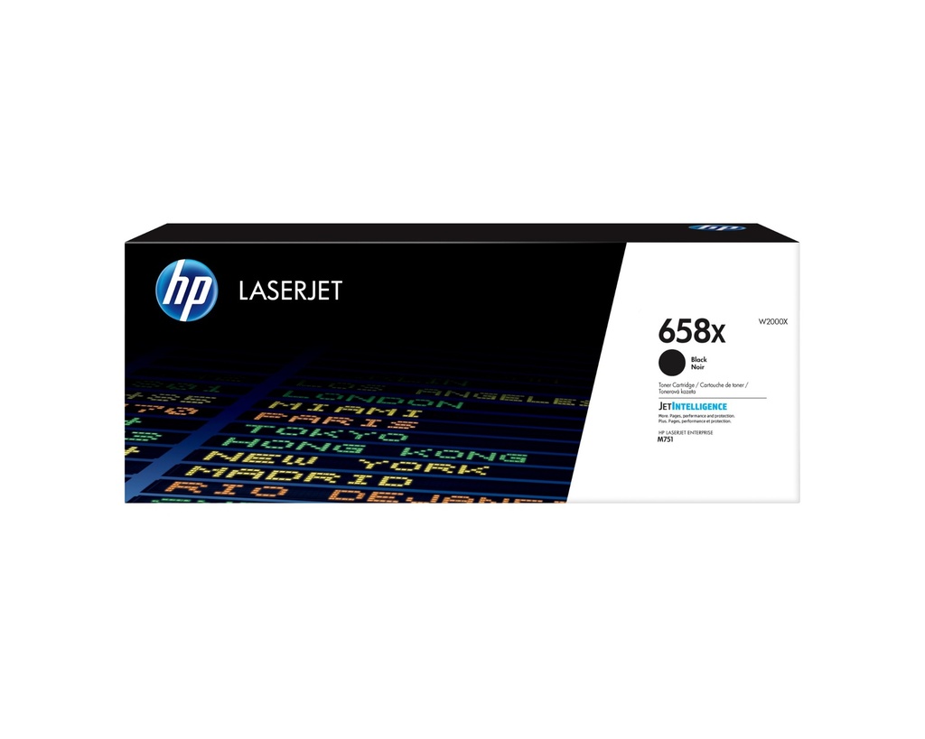 HP 658X High Yield Black Original LaserJet Toner Cartridge 33000 pages Black 1 PC(s Toner Cartridges
