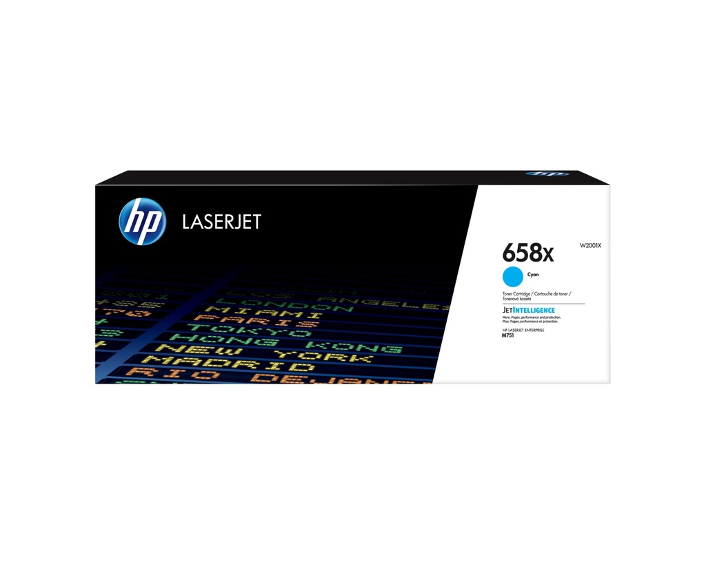 HP 658X High Yield Cyan Original LaserJet Toner Cartridge 28000 pages Cyan 1 PC(s Toner Cartridges