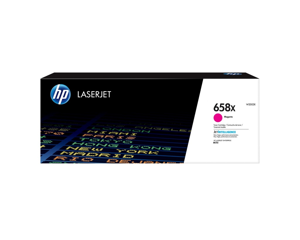 HP 658X Magenta LaserJet Toner Cartridge Original Toner Cartridge Toner Cartridges