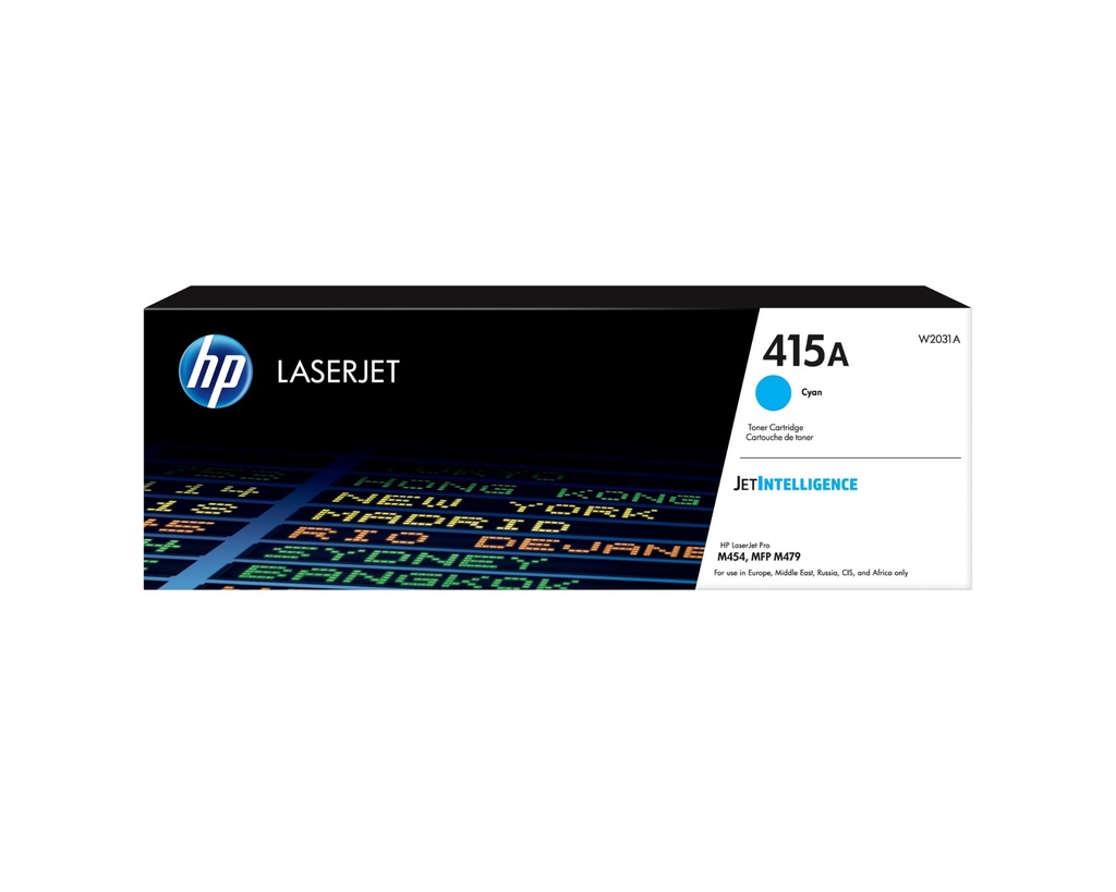 HP 415 A Cyan Original LaserJet Toner Cartridge 2100 pages Cyan 1 PC(s Toner Cartridges