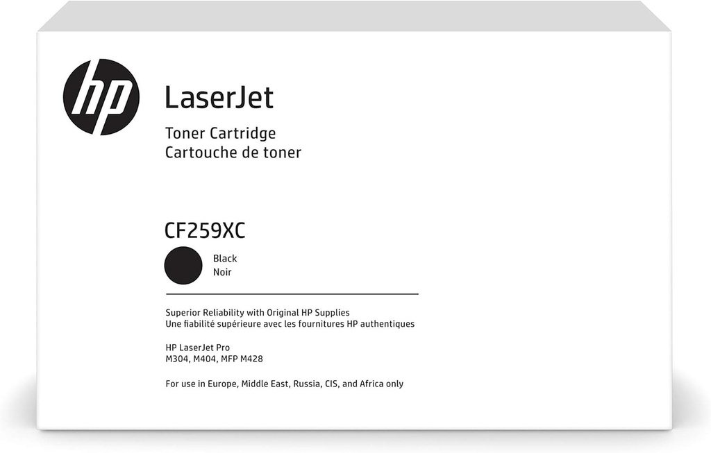HP CF259XC 59X Toner Black M304/M404/10K Original Toner Cartridge Toner Cartridges