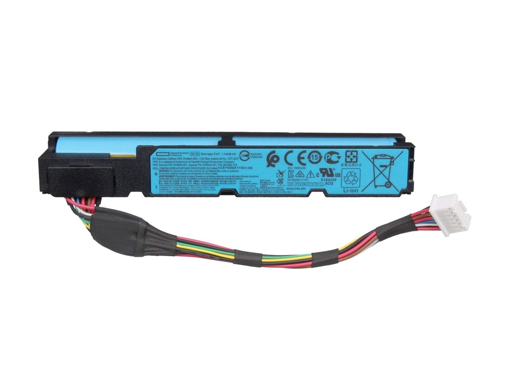 [7478711000] HPE 96 W Smart Storage Lithium-ion Battery with 145 mm Cable Kit Server Lithium-Ion (Li-Ion) HP HPE ProLiant DL360 Gen10 & Gen9 HPE ProLiant DL380 Gen10 & Gen9 H PE ProLiant DL385 Gen10 HPE... Black 57.1 mm Batteries