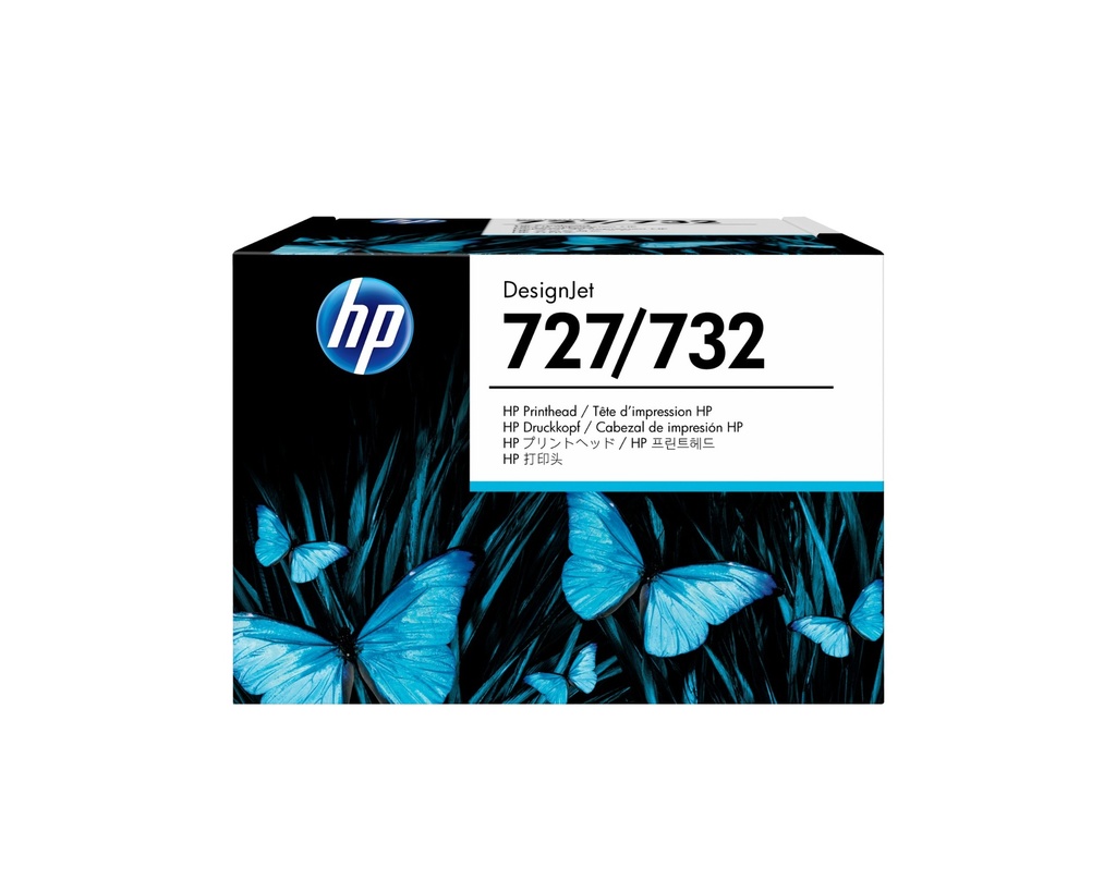 HP 727 DesignJet T920 Printer series; T1500 Cyan Original Ink Cartridges B3P06A