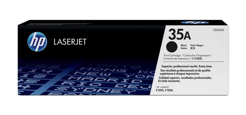 HP 35 A Black Original LaserJet Toner Cartridge 1500 pages Cartridges CB435A