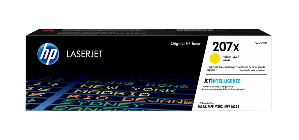HP 207X High Yield Yellow Original LaserJet Toner Cartridge 0 pages Cartridges W2212X