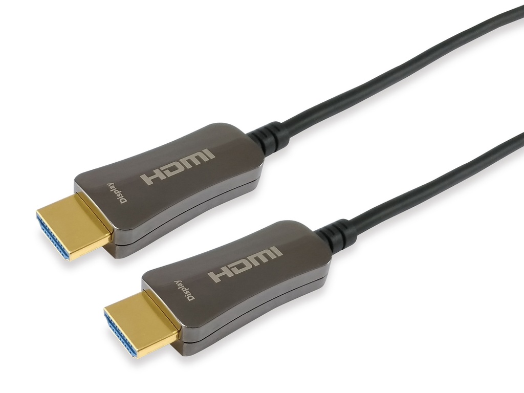 [8033509000] Equip HDMI HS Ethernet 2.0 18GB AOC 4K/60 Hz Black Cable Digital/Display/Video Cables & Adapters