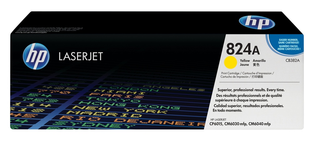 HP Toner CB382A 824 A yellow Original Toner Cartridge Toner Cartridges