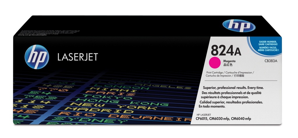 HP 824 A Magenta Original LaserJet Toner Cartridge 21000 pages Cartridges CB383A