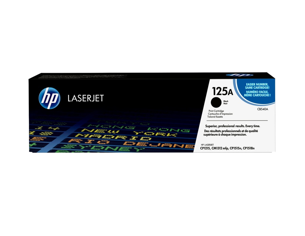 HP 125 A Black Original LaserJet Toner Cartridge 2200 pages Black 1 PC(s Toner Cartridges