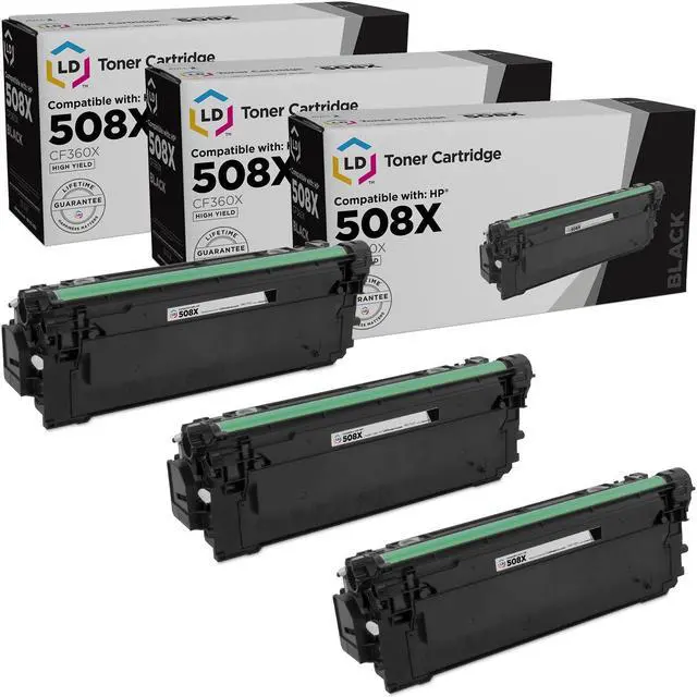 HP 508X CF360XH Black Contract LaserJet Toner Cartridge Original Toner Cartridge Toner Cartridges