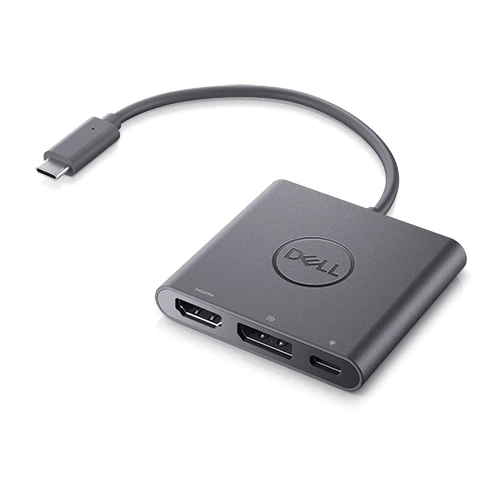 Dell Adapter USB-C USBC to HDMI DP with Power Pass-Through PassThrough Adapter Digital Cables & Adapters