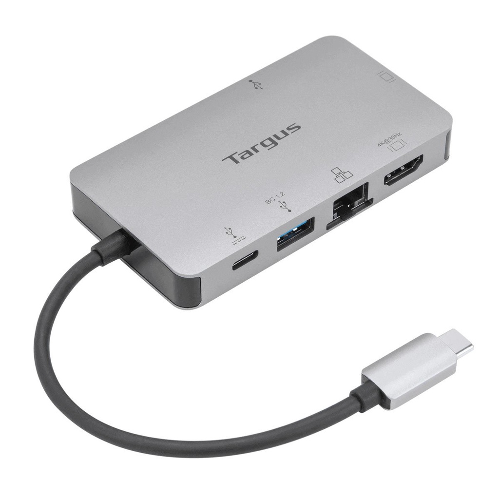 Targus DOCK419 Wired USB 3.2 Gen 1 (3.1 1) Type-C Charging / Docking Station Gray Laptop Accessories DOCK419EUZ