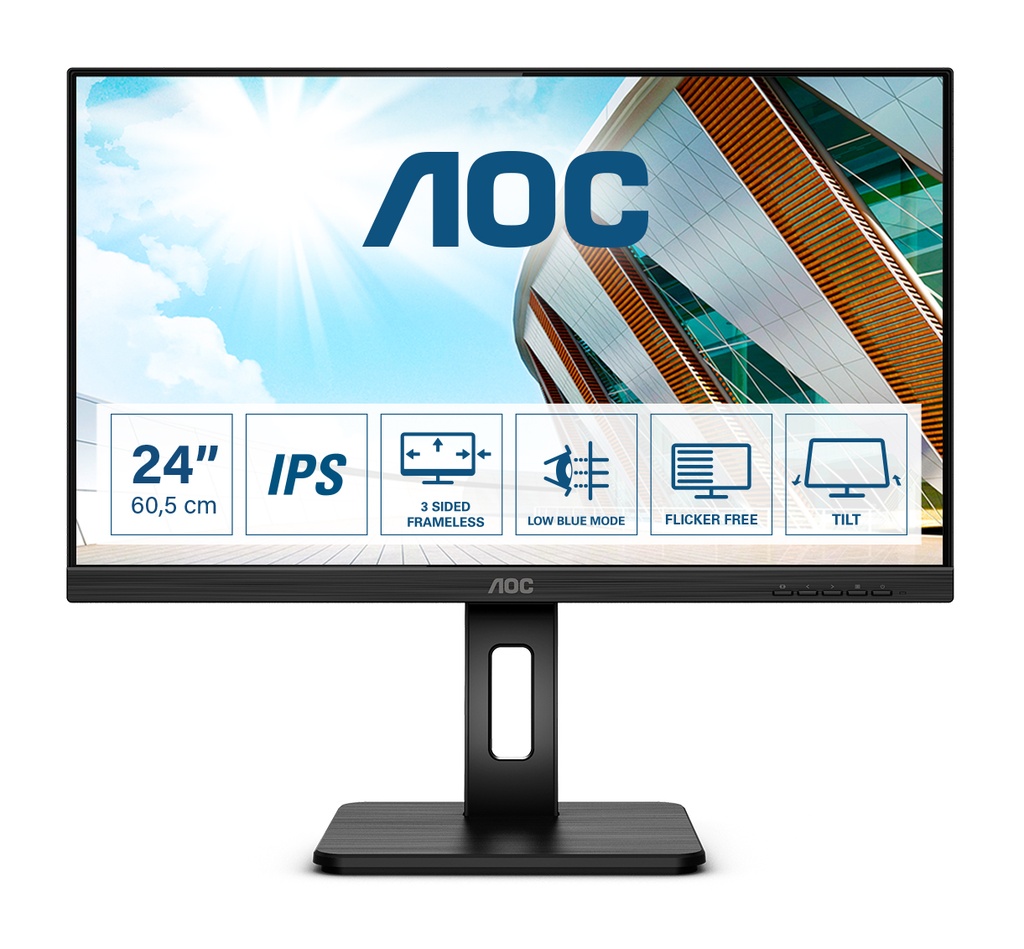 [8778718000] AOC P2 23.8 inch Flat Screen 23.8-inch 24 6 Kg - Monitors Q24P2Q