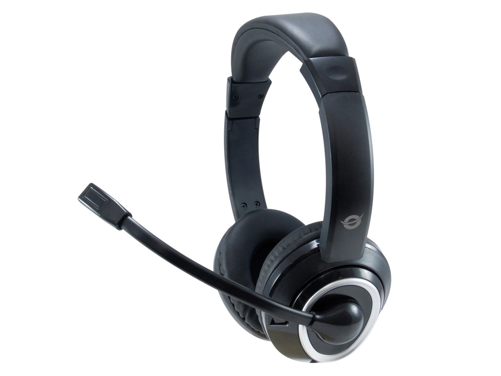 [8922140000] Conceptronic POLONA01B Polona USB Headset Headset Volume control Audio Equipment