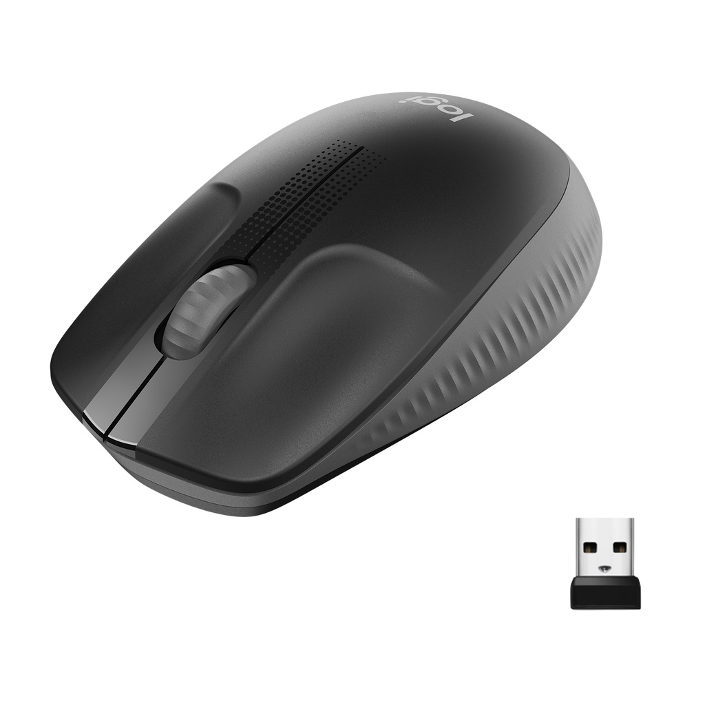 Logitech M190 Full-size Wireless Mouse Ambidextrous Optical USB 3.0 910-005905 Input Devices