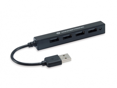 [9044886000] Conceptronic HUBBIES HUBBIES05B Hub 4 x USB 2.0 desk-top USB Hubs