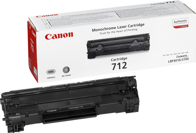 Canon 712 1500 pages Black 1 PC(s) Original Toner Cartridges 1870B002