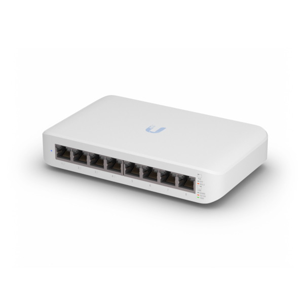 [9431675000] Ubiquiti UniFi Switch Lite 8 PoE Managed L2 Gigabit Ethernet (10/100/1000) Power over Ethernet (PoE) Wall mountable Network Equipment
