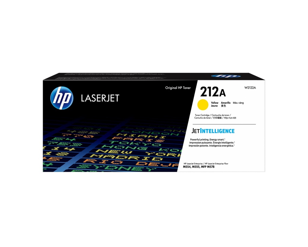 HP 212 A Yellow Original LaserJet Toner Cartridge 4500 pages 0 Cartridges W2122A