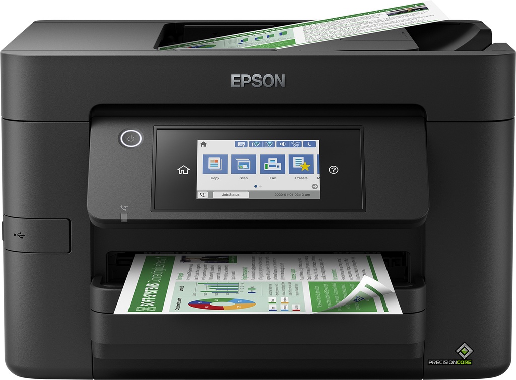 Epson WorkForce Pro WF-4825DWF Inkjet Colour printing 4800 x 2400 DPI Colour scanning A4 Black Multifunction Printers