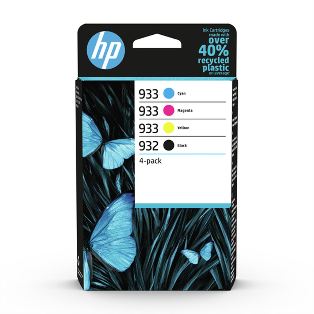 HP 932 Black 933 Cmy Original Ink Cartridge Cartridges 6ZC71AE