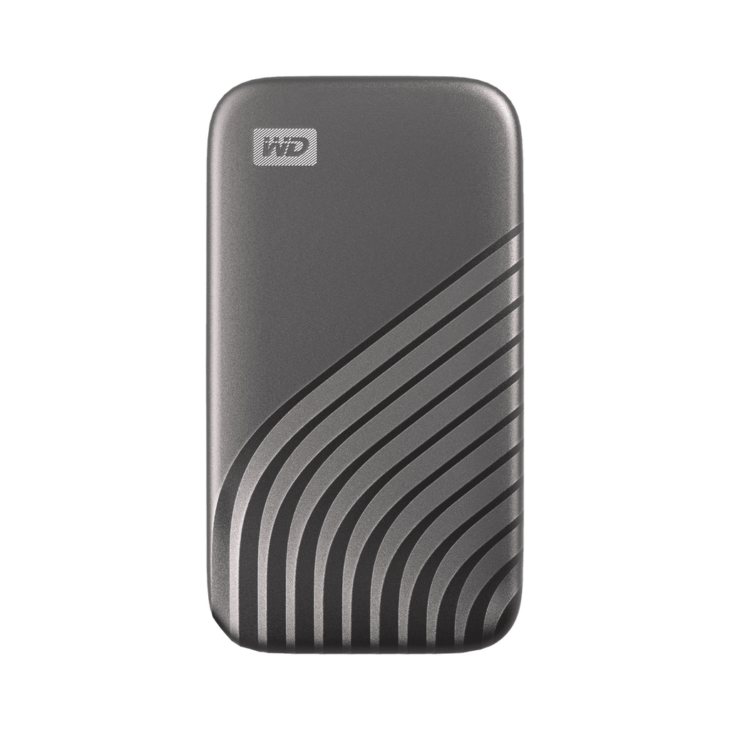 WD My Passport 4 TB USB Type-C 3.2 Gen 2 (3.1 Gen 2) 1050 MB/s Password protection gray SSDs
