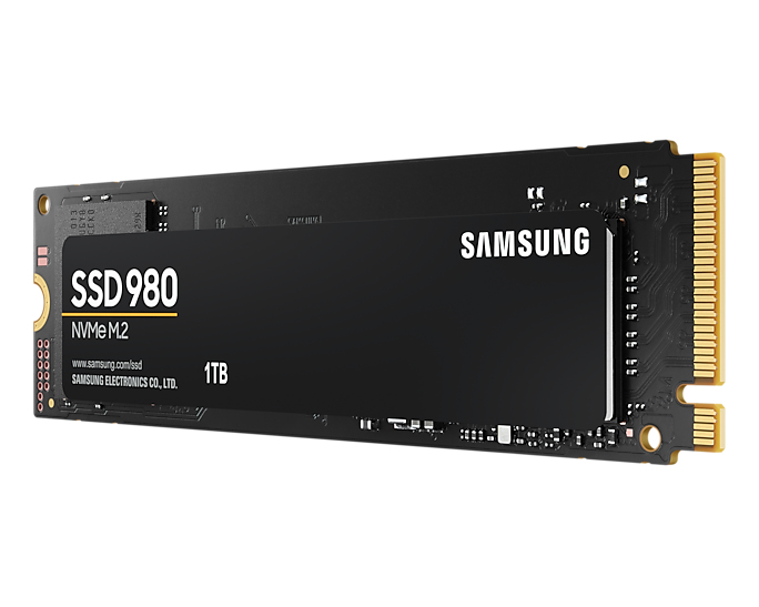 Samsung 980 1 TB M.2 3500 MB/s 894 GB - 1,304 SSD SSDs MZ-V8V1T0BW