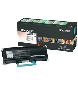 Lexmark Toner E260A11E 3 Black Original Refill Toner Cartridges